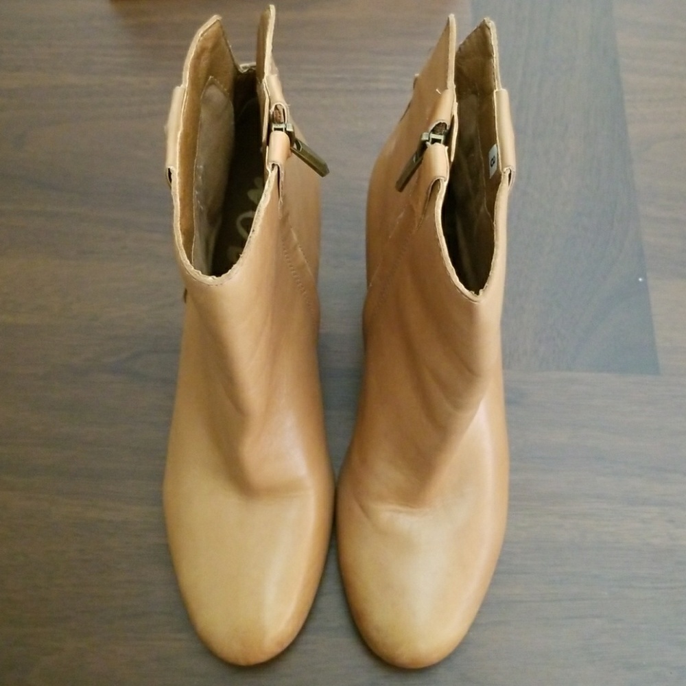 Tan sam edelman ankle boots